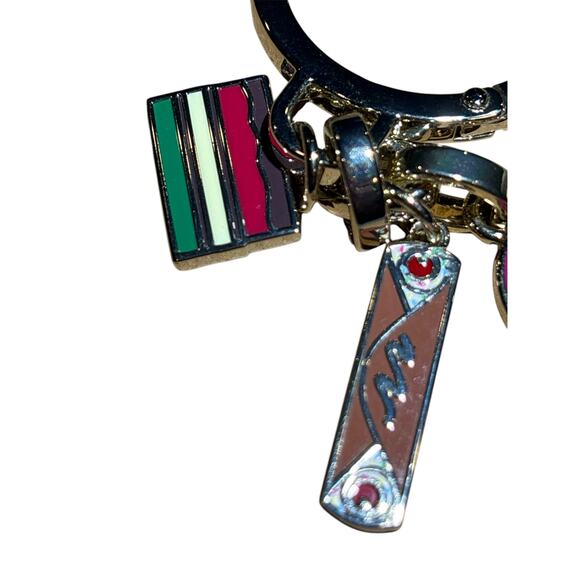 Kate Spade Italian pastry keychain with cannoli and Italian cream cake - Picture 3 of 5